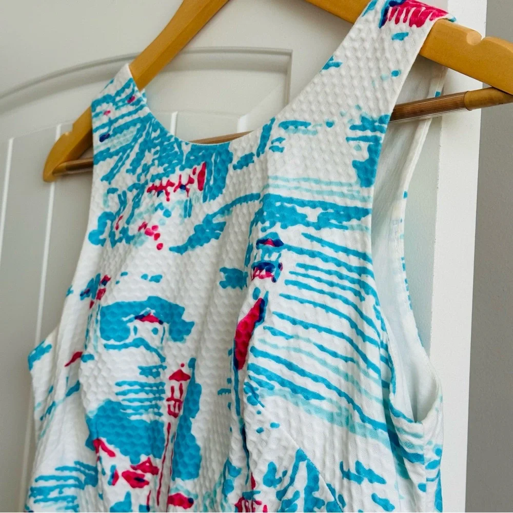 Lilly Pulitzer Delia Shift Dress - Watch Out Lighthouse, 0